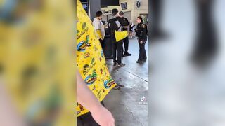 Pirates Usher Beats up Fan and Whips him with Belt after Being Spit on