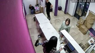 Funny Cat Fight: They throw Cell Phone Accessories at Each Other