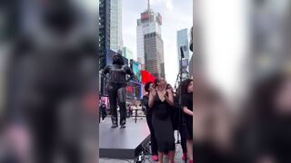 Thoughts on this 12ft statue of a plus-size black woman erected in Times Square?