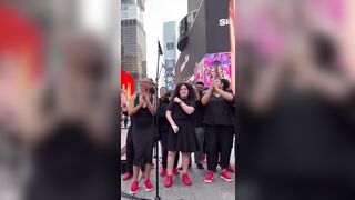 Thoughts on this 12ft statue of a plus-size black woman erected in Times Square?