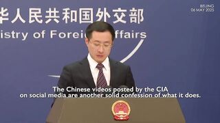 China says it will take "all measures necessary" to combat the United States CIA 'infiltration'