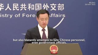 China says it will take "all measures necessary" to combat the United States CIA 'infiltration'