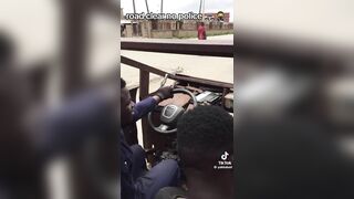 Homemade cyber truck spotted in Africa, Who says they didn't Invent Anything?