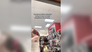 Two Girls Vlogging at TJ Maxx Encounter a Mask Wearing Karen