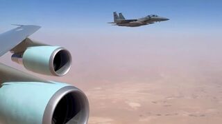 JUST IN — "Good morning from Air Force One, Saudi Arabia! Thank you for the escort, and having President Trump’s back—We all appreciate it. See you on the ground shortly, THANK YOU!!