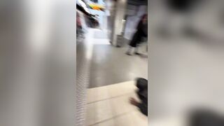 Nice Try though. Illegal Jumps Turnstile and Has Unplanned Issues