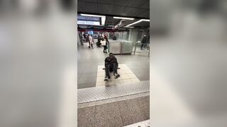 Nice Try though. Illegal Jumps Turnstile and Has Unplanned Issues