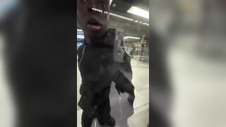 Nice Try though. Illegal Jumps Turnstile and Has Unplanned Issues