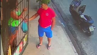 Policeman picks up Delivery then Begs for Life to no avail