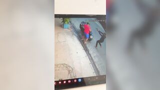 Policeman picks up Delivery then Begs for Life to no avail