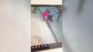 Policeman picks up Delivery then Begs for Life to no avail
