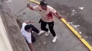 One ends up Dead 2 badly Injured after this Drunken Bloody Street Brawl in Chile