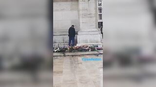 Outrage as Muslim Urinates on WWII Memorial