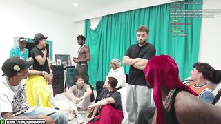 Antonio Brown gets Jumped..then Casually walks onto Adin Ross' Live Stream (More Footage)