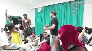 Antonio Brown gets Jumped..then Casually walks onto Adin Ross' Live Stream (More Footage)