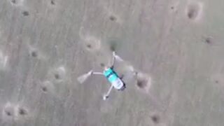 Ukrainian drones being Intercepted by Russian Drone Operators. Like fishing.