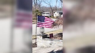 Lady with SEVERE TDS Flips off MAGA Neighbor Who Trolls Her Every Day. Lol