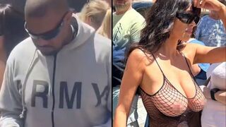 Kanye West was spotted out with his wife, Bianca Censori, in Santanyí, eating ice cre