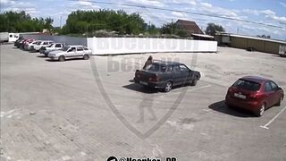 Just getting Coffee in Russia. Ukrainian Drone still Misses
