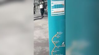 Man with Knife Zig-Zags until the Police can Shoot Him