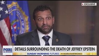 FBI Director Kash Patel doubles down on Jeffrey Epstein claim, “He killed himself.”