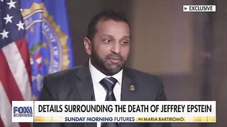 FBI Director Kash Patel doubles down on Jeffrey Epstein claim, “He killed himself.”