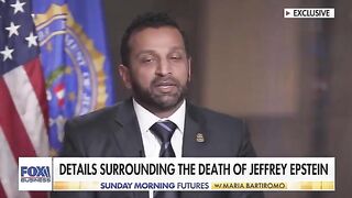 FBI Director Kash Patel doubles down on Jeffrey Epstein claim, “He killed himself.”