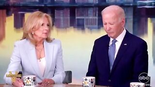 ELDER ABUSE: Jill Biden Dragged on Joe The View. It was Joe’s worst TV interview EVER. Halting, Gasping, Foggy.