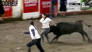 Woman gets the Best Wedgie of All Time via Bull