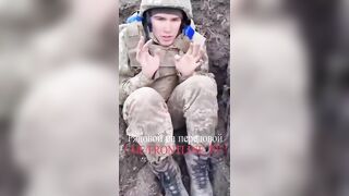 Terrified Captured Ukrainian POW