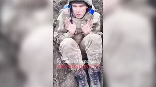 Terrified Captured Ukrainian POW