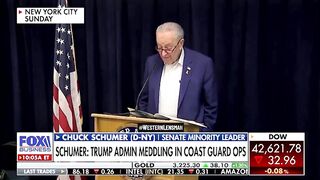 Chuck Schumer blames the Mexican ship/Brooklyn Bridge on President Trump and DOGE-For Real