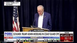 Chuck Schumer blames the Mexican ship/Brooklyn Bridge on President Trump and DOGE-For Real