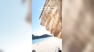 girl was taking selfie when an eagle suddenly swooped in and snatched her smartphone