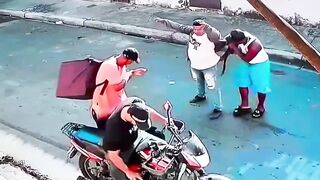 Poor Guy..gets Everything Stolen including his Delivery and Dignity