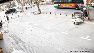It's Her Fault, if she doesnt't move, He would have gone around Her