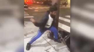 Man Punches dog but Finds Out Quick