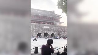 WOW: 650 Year Old Chinese Buildings from the Ming Dynasty Roof Collapses on Tourists..