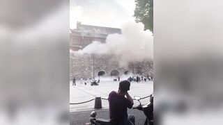 WOW: 650 Year Old Chinese Buildings from the Ming Dynasty Roof Collapses on Tourists..