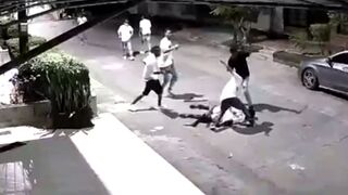 Man Accused of 3 Murders is Ganged Up with Machete Crew