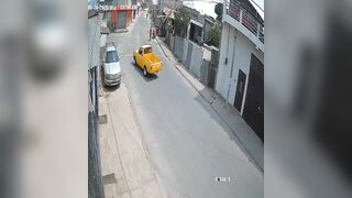 Wait up! Girl falls out of moving pickup Truck and I don't think antone noticed