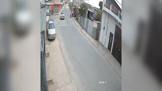 Wait up! Girl falls out of moving pickup Truck and I don't think antone noticed