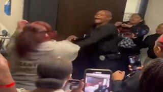 Unhinged Female Student Punches Security Guard....Learns a Lesson that FAFO is a Real Thing