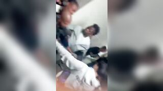 Unhinged Female Student Punches Security Guard....Learns a Lesson that FAFO is a Real Thing