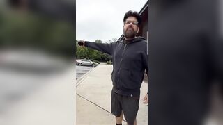 Woke Beta Male Goes Full Retard when he Sees a Tesla.