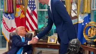 Possibly the tallest human being to ever set foot in the Oval Office, tallest college basketball player in history