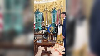 Possibly the tallest human being to ever set foot in the Oval Office, tallest college basketball player in history