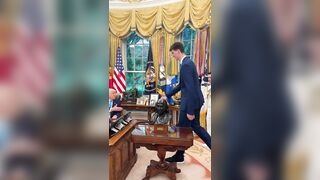 Possibly the tallest human being to ever set foot in the Oval Office, tallest college basketball player in history