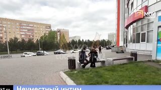 Funny Media: Girl who had Sex on Bench with "Stranger" has become a Celebrity in Russia "It was her Fantasy"