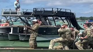 Wild Moment Army Rangers go Rogue and Open Fire at Crowded Florida Beach